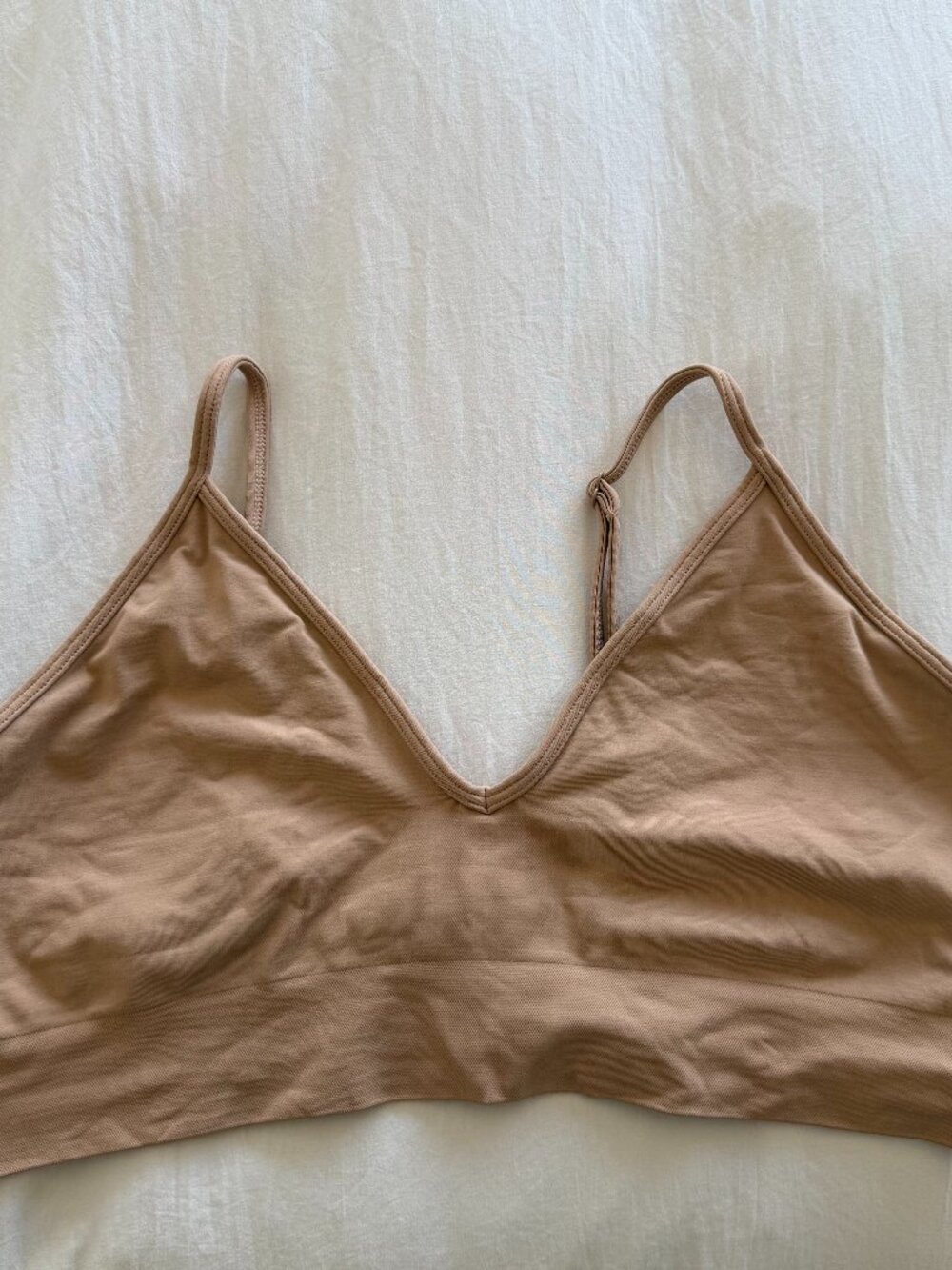 SKIMS Nude Bra 1X | Beige Tan Neutral Everyday Soft Stretch